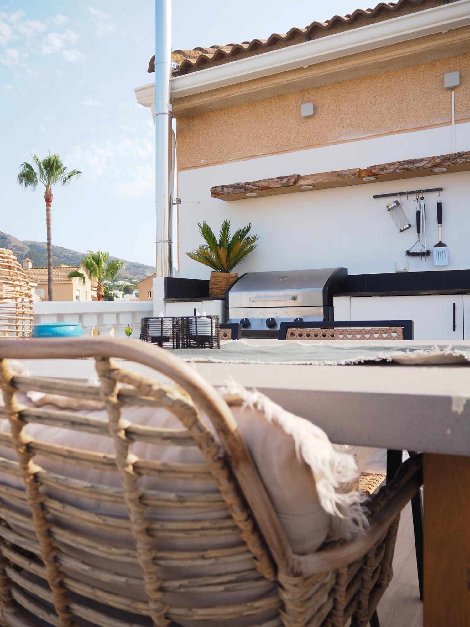 Casa Naru Albir, Duplex Appartement Met Ruim Terras En Buitenkeuken El Albir Eksteriør bilde